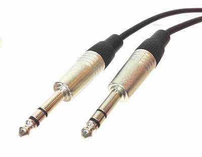 QUAD Microphone Cable with 1/4'' TRS Male to 1/4'' TRS Male Connectors