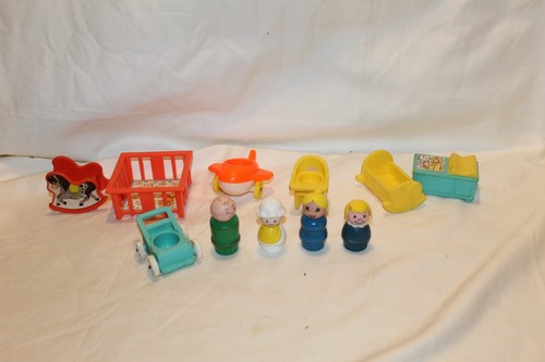 Fisher-Price Vintage Nursery Set 761 – Bleu – NEUF Dans Sa Boîte (NRFB)