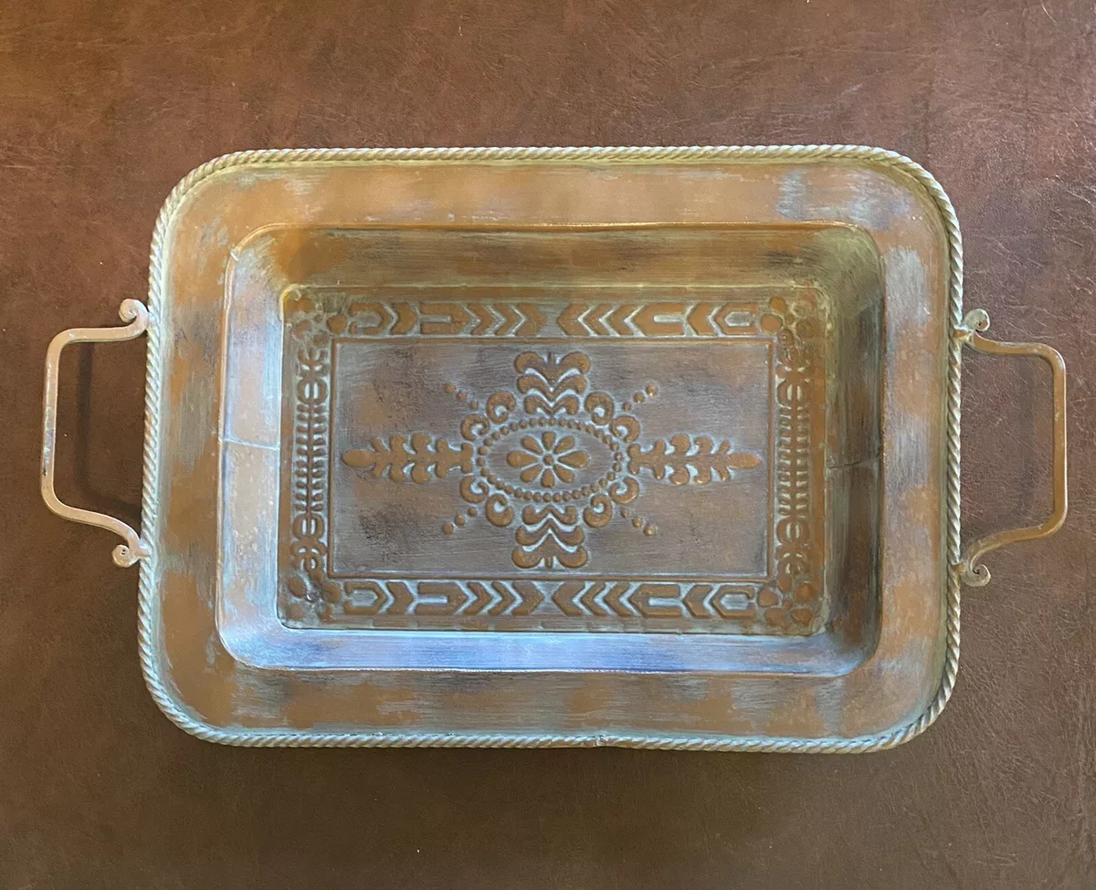 Metal tea tray sale