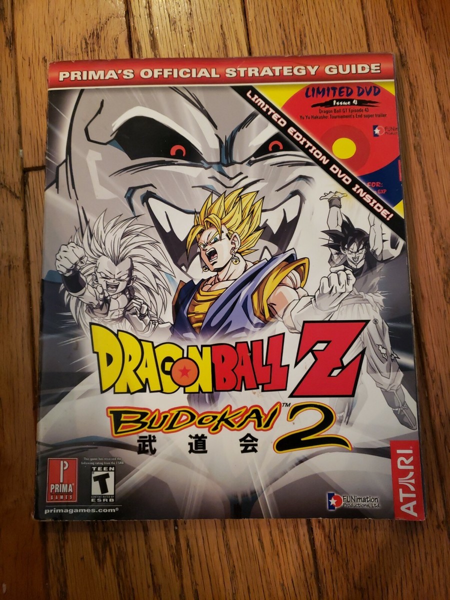 Prima Games Dragon Ball Z Budokai Official Strategy Guide Missing DVD