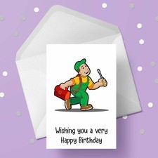 Handyman Birthday Card - Handy Man Birthday Card
