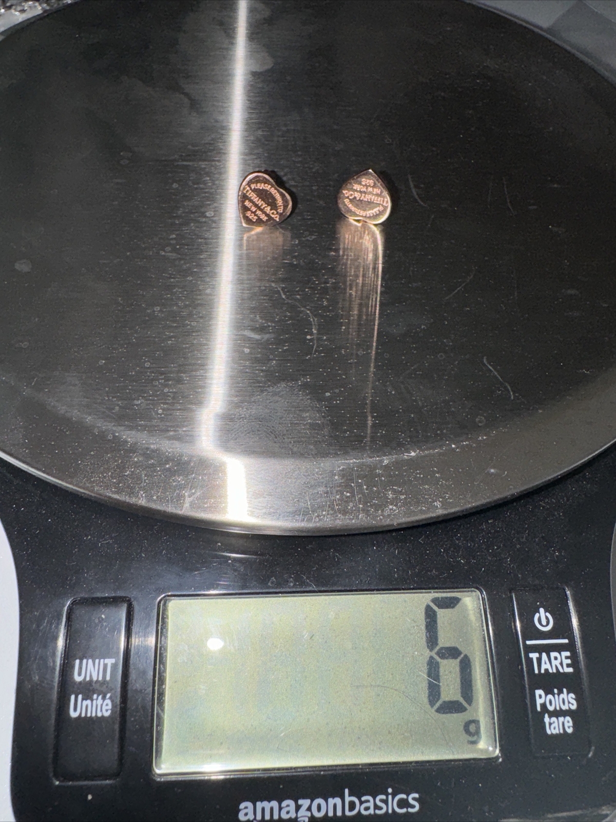 Rose Gold Heart Tiffany Earrings eBay