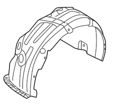 Genuine Front Inner Fender Liner Guard Left Driver Side Kia Sportage 2023-24-25