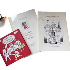 Lot Of 3 Emmanuel Pierre Book galleys and Book - Norbert & Disparait
