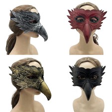 Disfraz Máscara Águila Pájaro, Media Cara Mardi Gras Máscara Pájaro, Máscaras Águila Animal