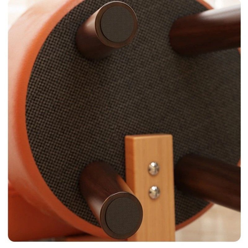 Backrest small stool, living room sturdy sofa low stool, soft bag, sitting stool - Image 3 of 4