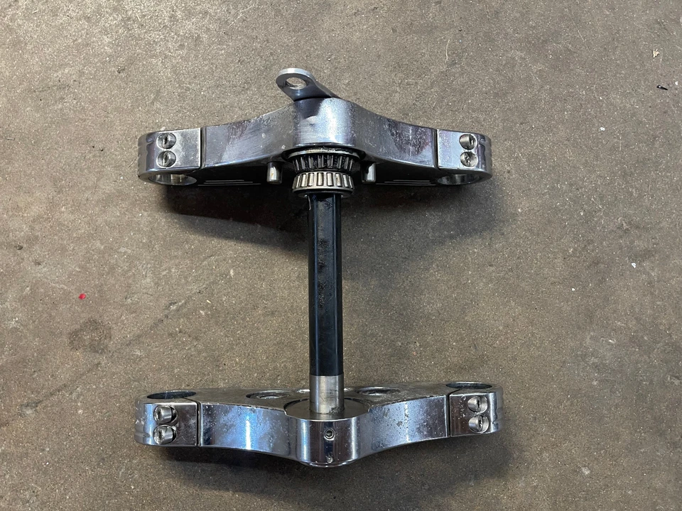 Harley-Davidson Sportster 883 1200 Billet Cyril Huze 1999-2003 triple poste de árbol Foto 2 de 4