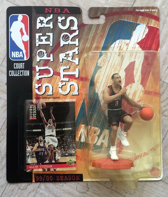 1999 Mattel NBA Super Stars Action Figure Allen Iverson