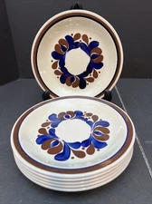 Rolf Frøyland Figgjo Flint  Norway 7” Nordfjord Salad Plates Rare! 6pc MCM