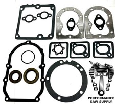COMPLETE GASKET SET WITH CRANKSHAFT SEALS VALVE SEALS FITS ONAN P220, P218, P216