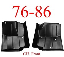 Fits 76 86 Jeep Cj7 Left Right Front Floor Pan Set 0480-225 0480-226 Fits 76 86 Jeep Cj7 Left Right Front Floor Pan Set 0480-225 0480-226