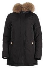 Woolrich Racoon Fur And Shell Down Coat Medium