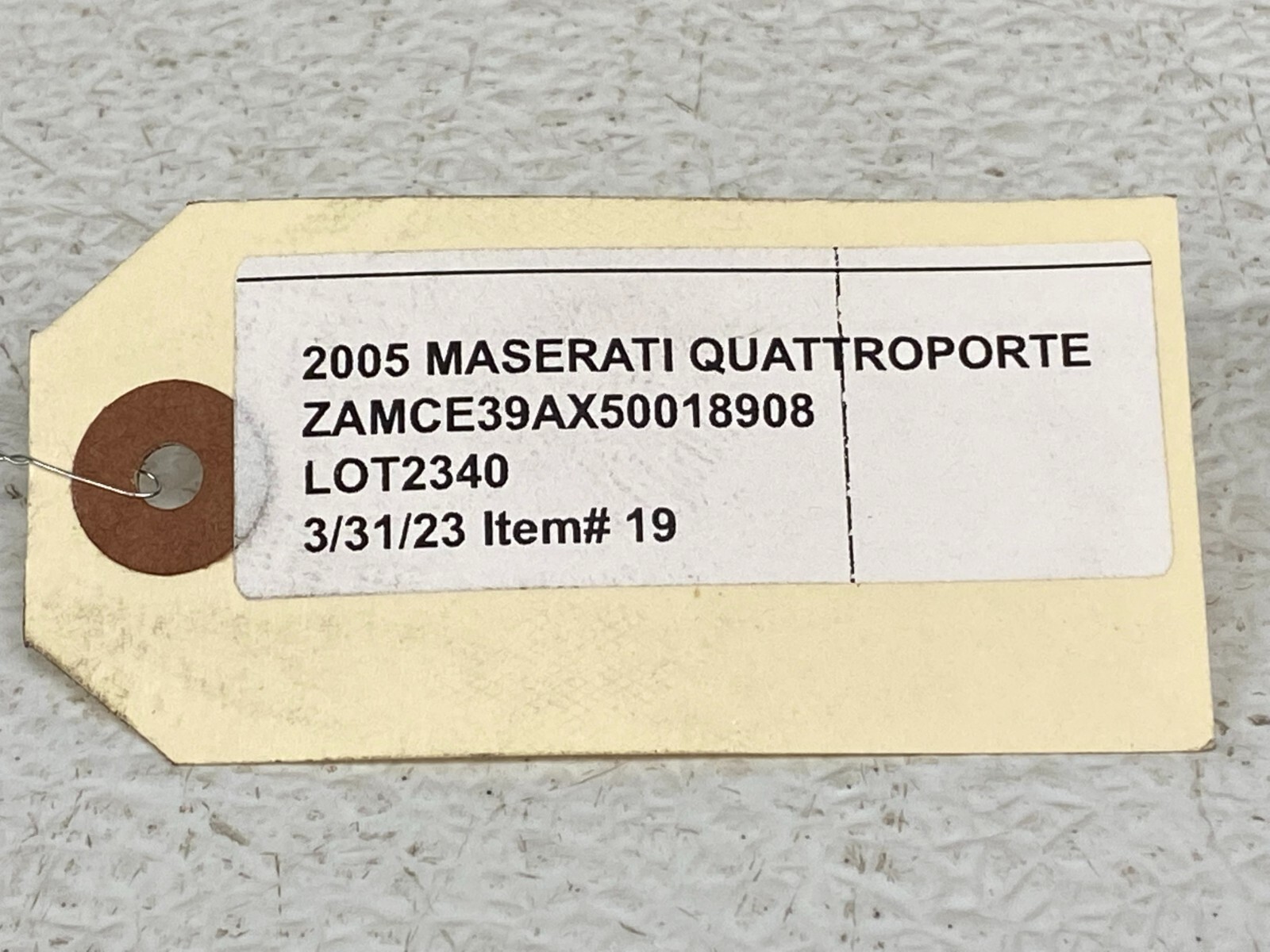 ⭐03-08 MASERATI QUATTROPORTE AUDIO AMPLIFIER BOSE ASSEMBLY 190939 OEM LOT2340
