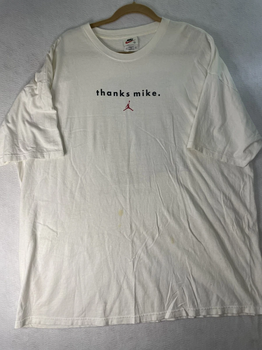 VINTAGE NIKE JORDAN THANKS MIKE The Last Dance T SHIRT