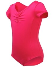 Capezio Girls' Future Star Cap-Sleeve Leotard Small - Pink