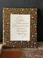 New Gorgeous VTG Hallmark Photo Album NIB Beautiful Quote On Cover 1970 s1980 s