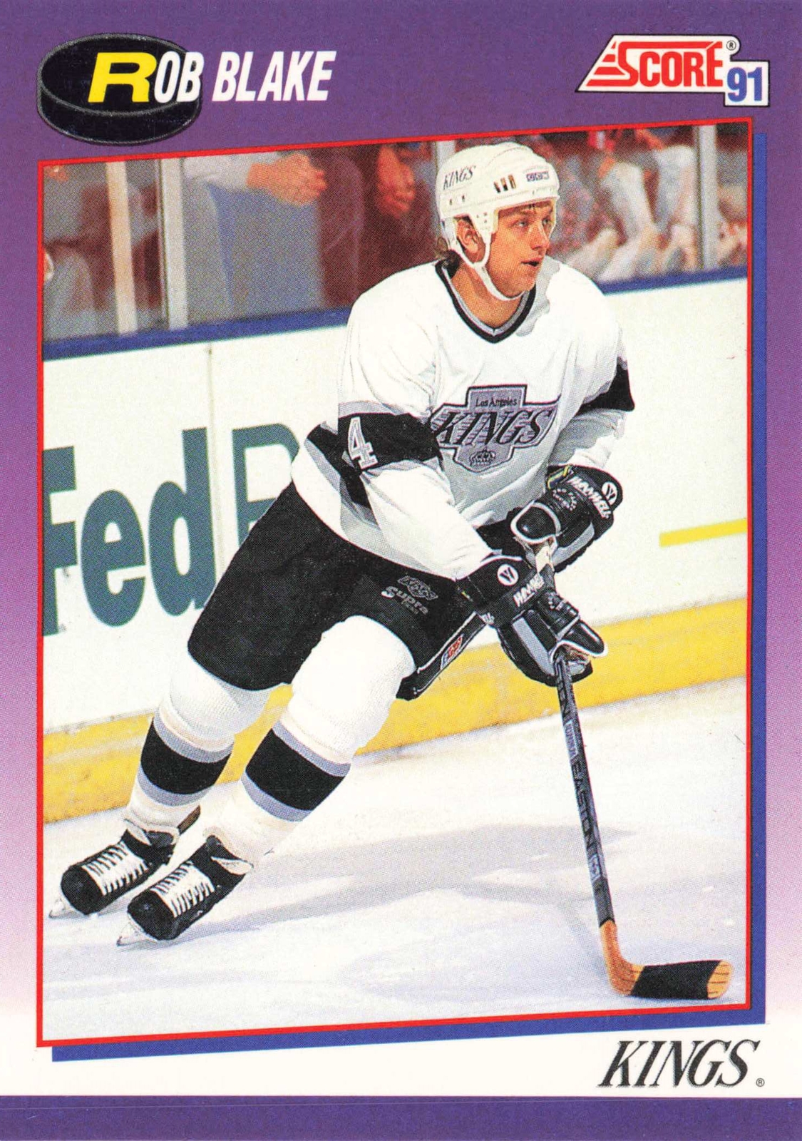 Rob Blake 1991-92 Score American #27 Los Angeles Kings