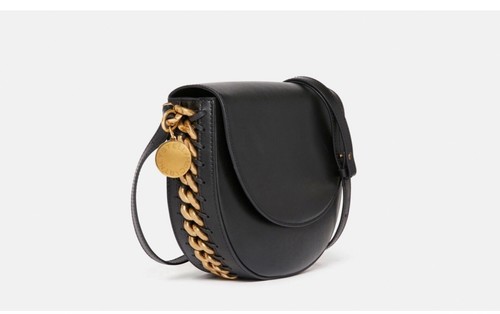 Stella McCartney FRAYME Shoulder Bag Hand Bag Brand New Black Medium Authentic