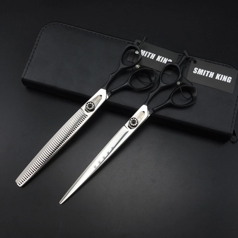8 inch Professional PET GROOMING SCISSORS Cutting & Thinning Shears SUS440C