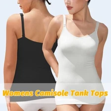 Women Slimming Tummy Control Tank Top Body Shaper Compression Cami Vest