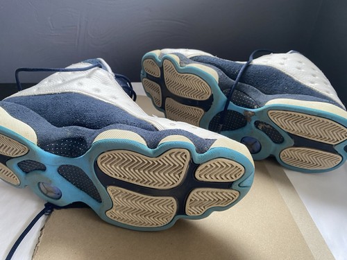 Size 11.5 - Air Jordan 13 Retro Obsidian powder blue men's sneakers - Picture 4 of 10