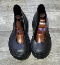 SERVUS SIZE L BLACK LITE & GRIT PVC OVERSHOE #SR105 MADE IN USA