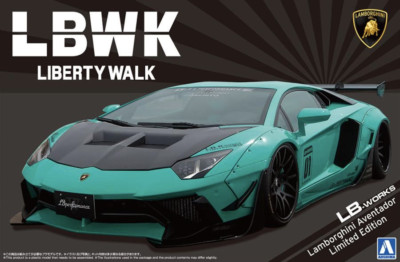 Aoshima LB-Works Lamborghini Aventador Limited Edition Ver.2 1/24