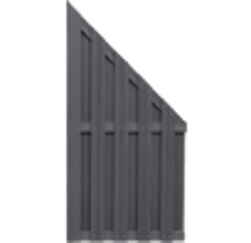 Wpc Sichtschutzzaun Gartenzaun Zaune Sichtschutz Zaun Holz Kunststoff Anthrazit Gunstig Kaufen Ebay