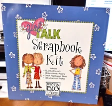 Me & My Big Ideas GIRL TALK 12x12 SCRAPBOOK KIT 16 PAPERS & 32 DIE-CUTS