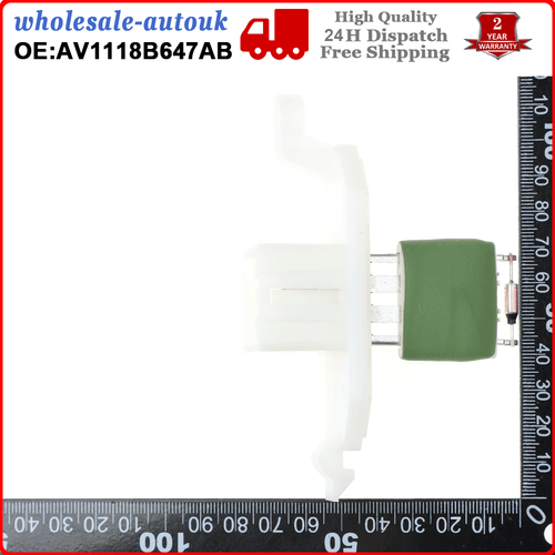HEATER BLOWER RESISTOR FOR FORD TRANSIT CUSTOM CUSTOM V362 Bus Van 1804471 - Picture 5 of 10