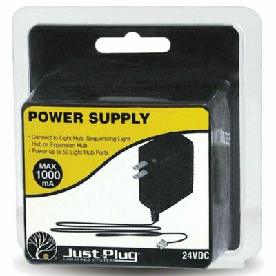 Woodland Scenics ~ New Just Plug Lighting System ~ Power Supply (24VDC) ~ JP5770