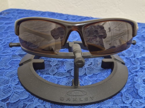 Oakley Bottlecap Sunglasses Polished Rootbeer/Brwn Lens Gold Logo !