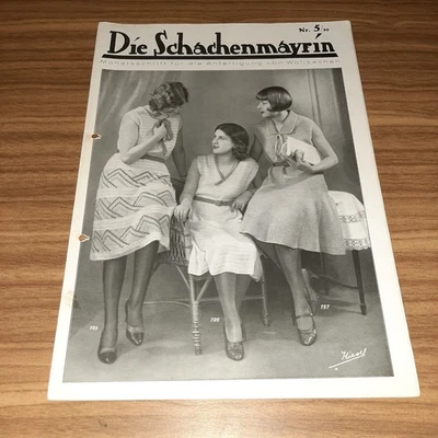„DIE SCHACHENMAYRIN“ MONATSSCHRIFT WOLLSACHEN VINTAGE MODE 5/1930 - Bild 1 von 3