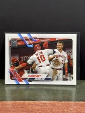 2021 Topps #166 Elbows Only (Justin Upton / Mike Trout)