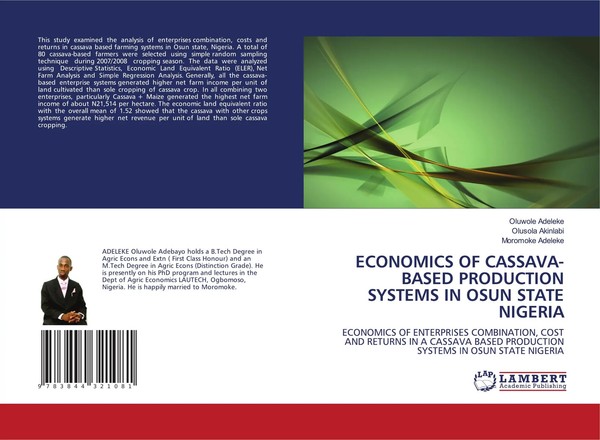 Oluwole Adeleke (U. A.) | Economics OF CASSAVA-BASED Production Systems In...-image