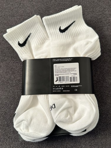 Nike Dri-Fit Everyday leichte Söckchen - Größe Large weiß (6er Pack) - Bild 2 von 2