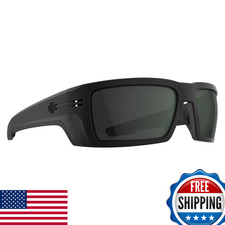 Spy - Rebar Se Ansi Matte Black Happy Gray Green Medium-Large Sunglasses Unisex