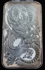 2021 Australian Dragon Bar 1oz .9999 Fine Silver Perth Mint Queen Victoria