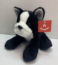 Aurora BOSTON TERRIER Plush by AURORA WORLD-Soft Flopsie Plushie NWT