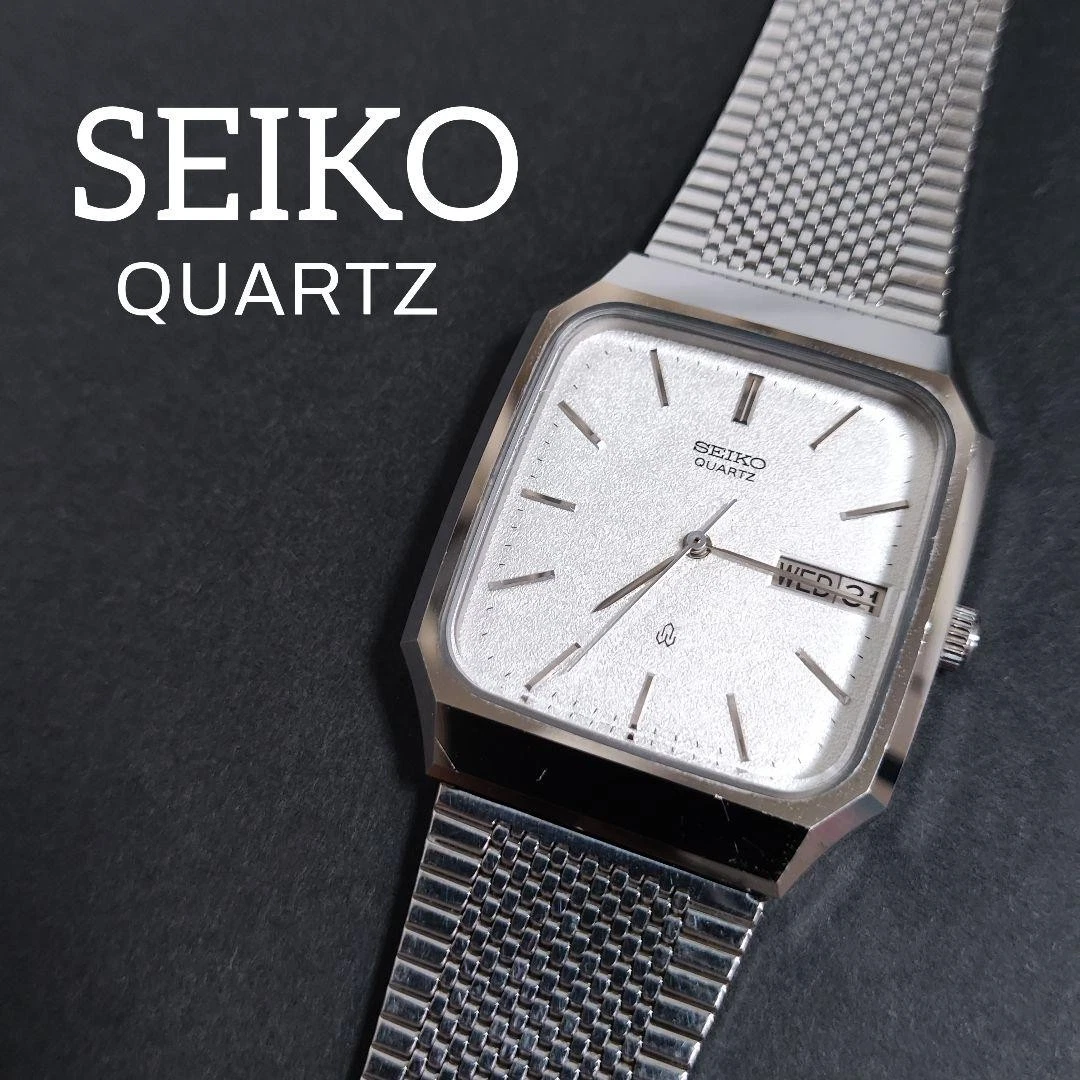 Vintage Seiko Day Date Square Tank
