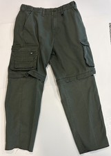 Boy Scouts Of America Uniform Pants Youth 16 Green Convertible Cargo Twill