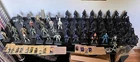 25th Anniversary/Retro - G.I. Joe/Cobra 4”army builder 62 figure lot