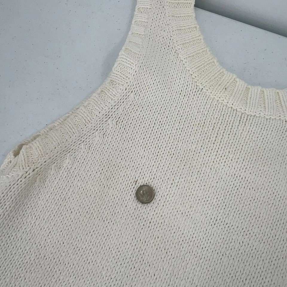 4 Love and Liberty Johnny Was M 分层毛衣束腰外衣针织背心孔眼 — 第 4/4 张图片