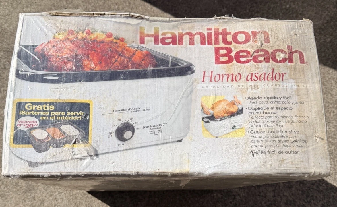 🔥Hamilton Beach 18 Quart Roaster Oven Extra-Large Model 32182 , NIB,