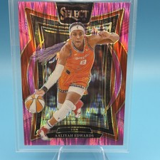 Aaliyah Edwards 2025 Select WNBA Pink Flash Prizm #32 Sun