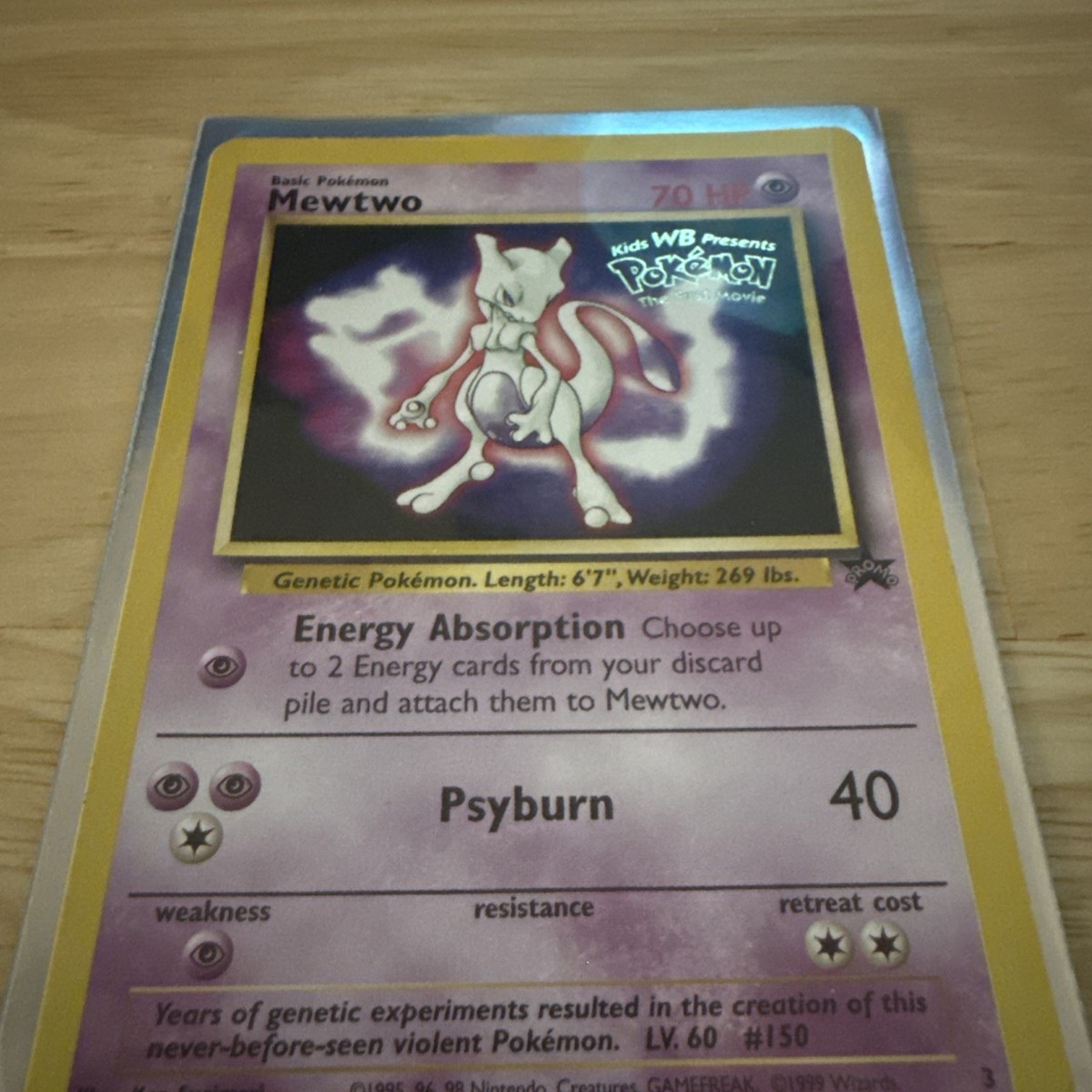 Mewtwo (Movie Promo) 3 WoTC Promo - Pokemon Card - LP