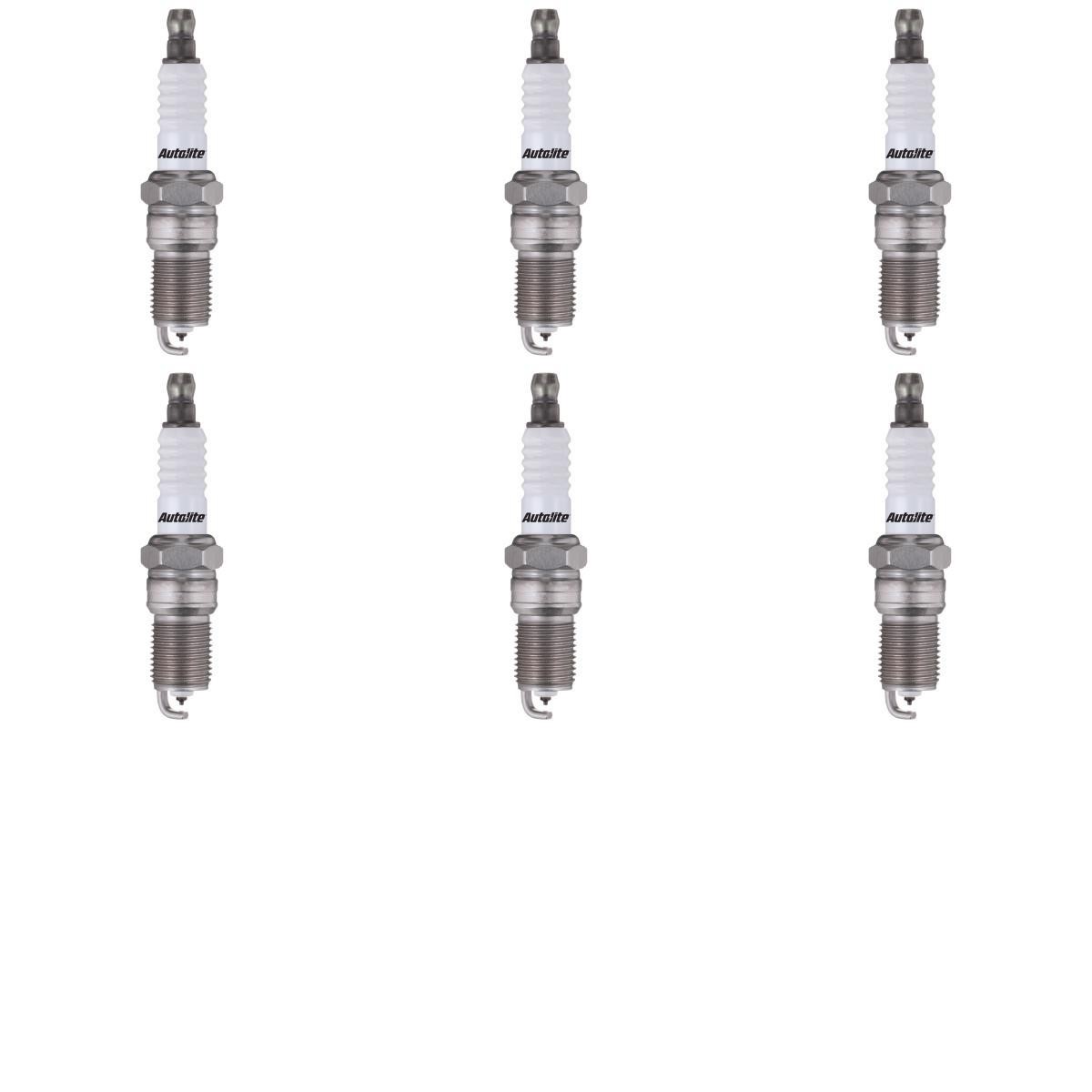 Autolite APP646 Spark Plug Pack of 6 for Chrysler Plymouth Cadillac Dodge 75-00