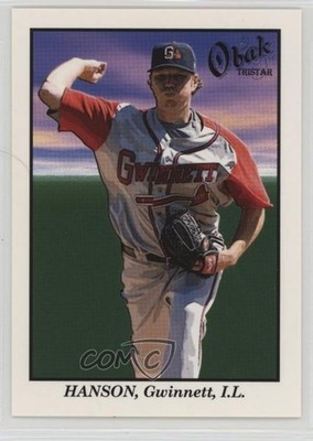 2009 TRISTAR Obak Black /50 Tommy Hanson (Circle Around Number) Rookie RC 0m0