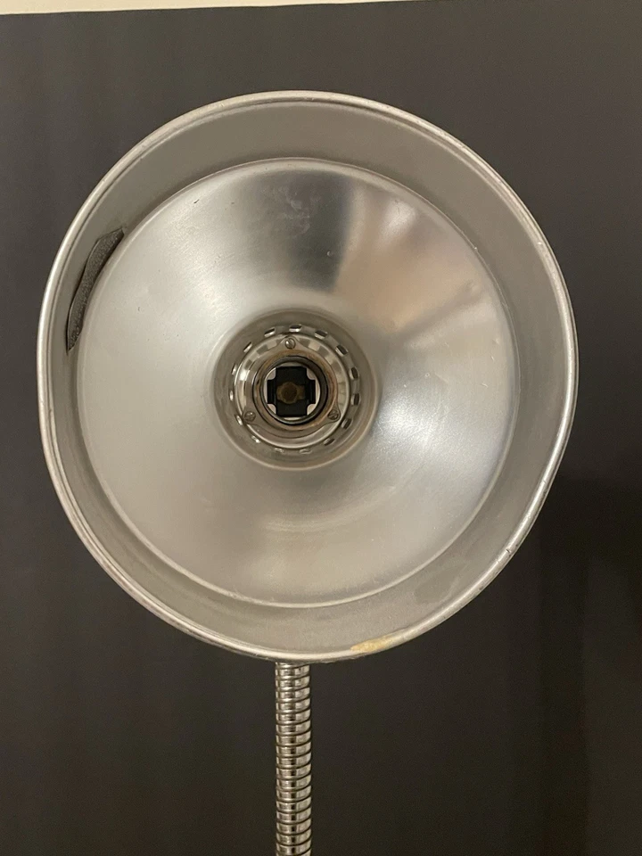 Ajusco Reflector 600 Industrial Gooseneck Floor Lamp Adjustable Fixture Co VTG - Image 4 of 4