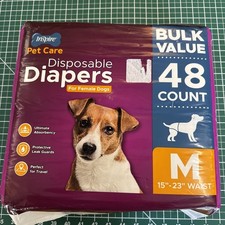 Inspire Pannolini monouso per cani femmina, numero 48, taglia media